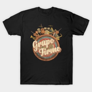 Music Tour Vintage Retro Style // Grupo Firme T-Shirt